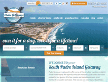 Tablet Screenshot of padregetaways.com
